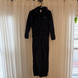 Dark navy blue Denim Jumpsuit